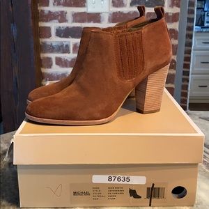 MK suede booties